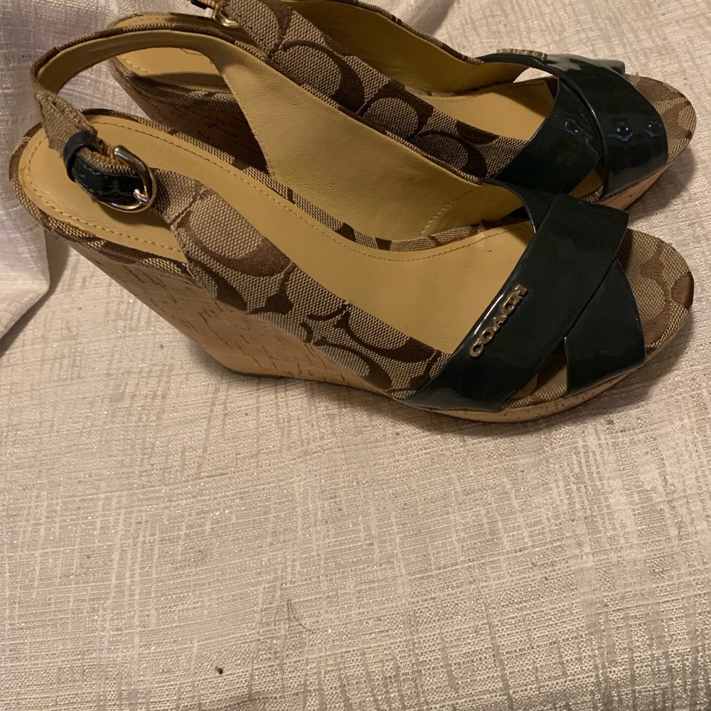 Coach Wedge Sandals - Picture 5 of 6